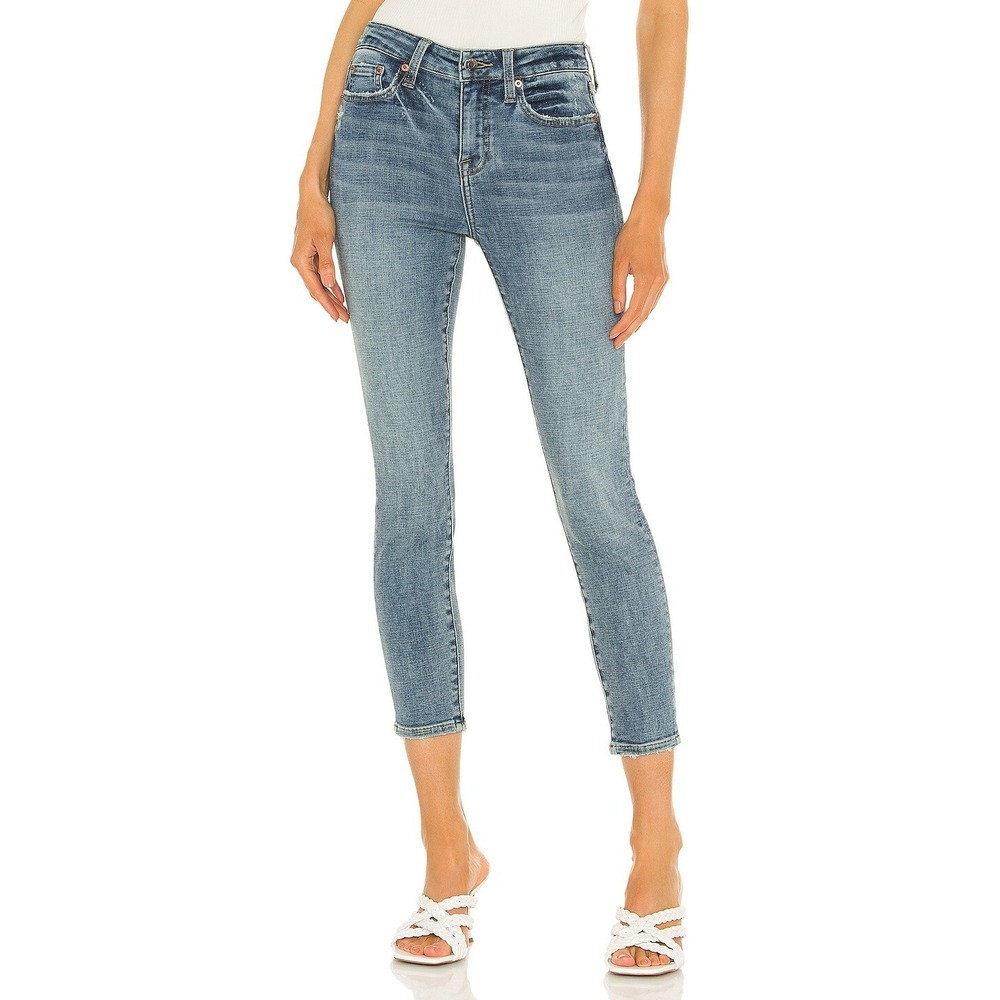 PISTOLA Womens Audrey Mid Rise Skinny Crop in Figueroa Size 26